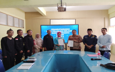 SMKN 2 Indramayu dan Lembaga Pendidikan Bahasa Korea SILLA Tandatangani MOU Penguatan Kompetensi Bahasa Korea untuk Dunia Kerja