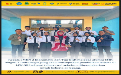 SMKN 2 Indramayu Lepas 10 Alumni untuk Ikuti Pendidikan Bahasa Sebelum Bekerja di Jepang