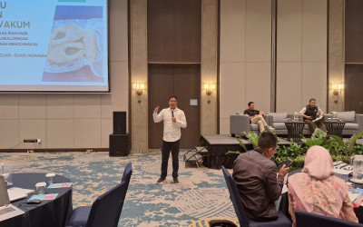 Bapak Egar Prayudha, S.Pi menjadi narasumber dalam kegiatan Bimbingan Teknis Bantuan Pemerintah Pengajaran Berbasis Pabrik (Teaching Factory) Skema Regular Tahap II Tahun 2025
