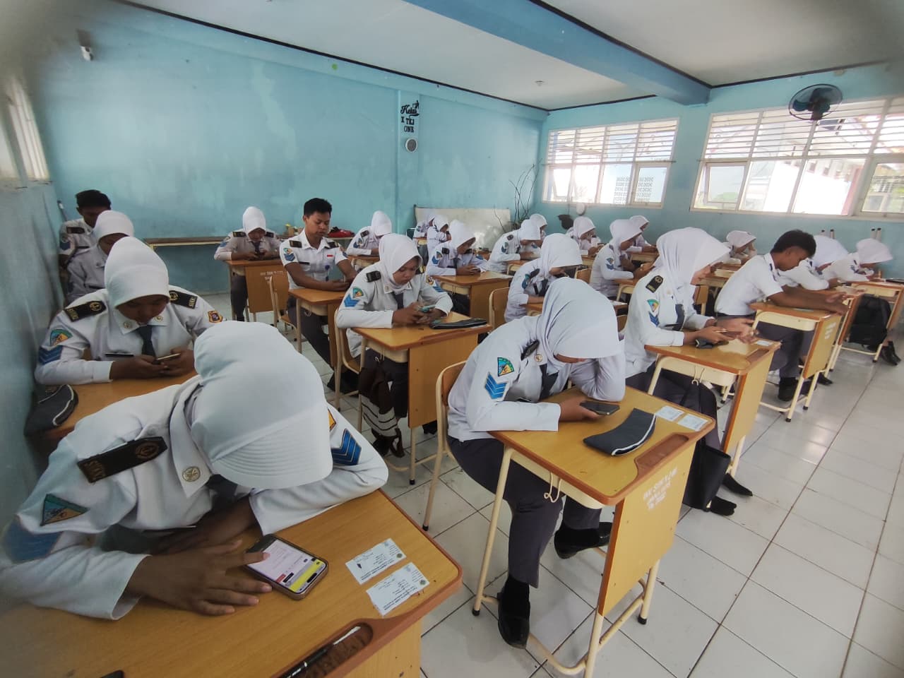 Pelaksanaan Penilaian Sumatif Akhir Jenjang (PSAJ) bagi peserta didik kelas XII